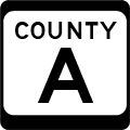 Wisconsin County Route Marker - 24- or 36-inch